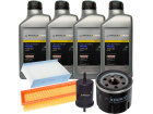 Kit Revisão Renault Logan 1.0 16V G1 - Filtros Óleo + Ar + Cabine + Combustível + 4L Castrol 10W40