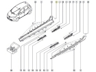 Parafuso Parabarro Parachoque 7703017090 Renault Zoe 5AM 2019 até 2022