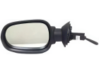 Retrovisor Esquerdo Motorista Manual Renault Sandero Logan Oval Preto Original 6001550029